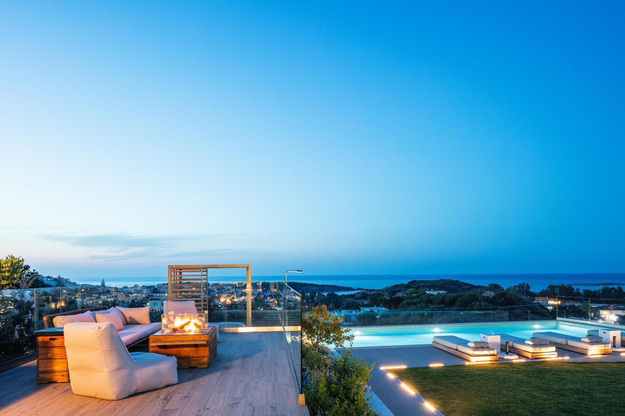 Centro Golden View Villa Chania  Luaran gambar